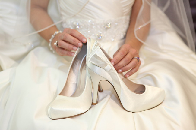 How to choose the perfect wedding dress shoes